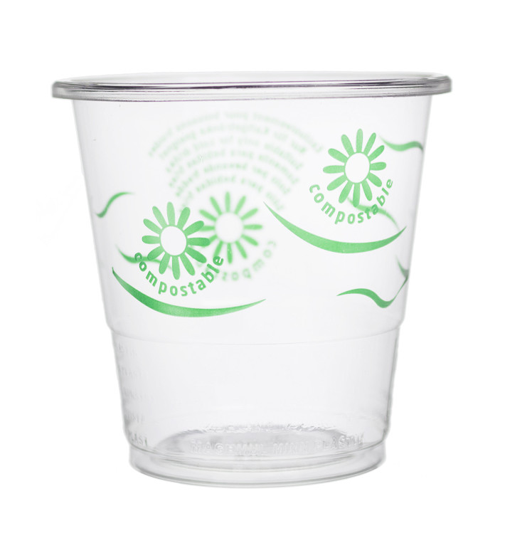 Cornstarch Cup PLA "Green Spirit" Clear 250ml (1250 Units) Cornstarch Cup PLA "Green Spirit" Clear 250ml (1250 Units)