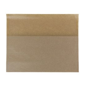 Paper Food Envelope Grease-Proof Kraft 21x17/11x3cm (100 Units)