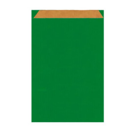 Paper Envelope Kraft Green 12+5x18cm 