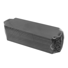 Paper Tray with Handles Rectangular shape Black 32x7,5 cm (800 Units)