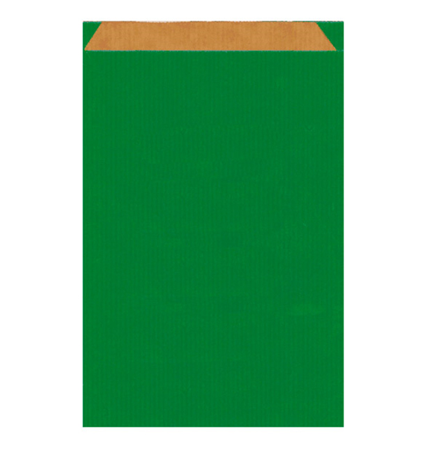 Paper Envelope Kraft Green 19+8x35cm 