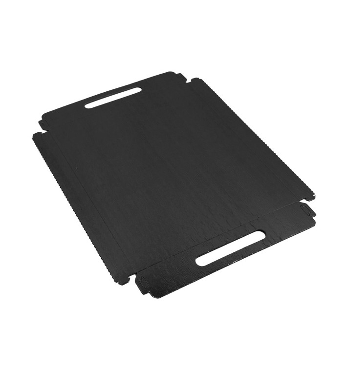 Paper Tray with Handles Rectangular shape Black 22x28 cm (400 Units) Paper Tray with Handles Rectangular shape Black 22x28 cm (400 Units)