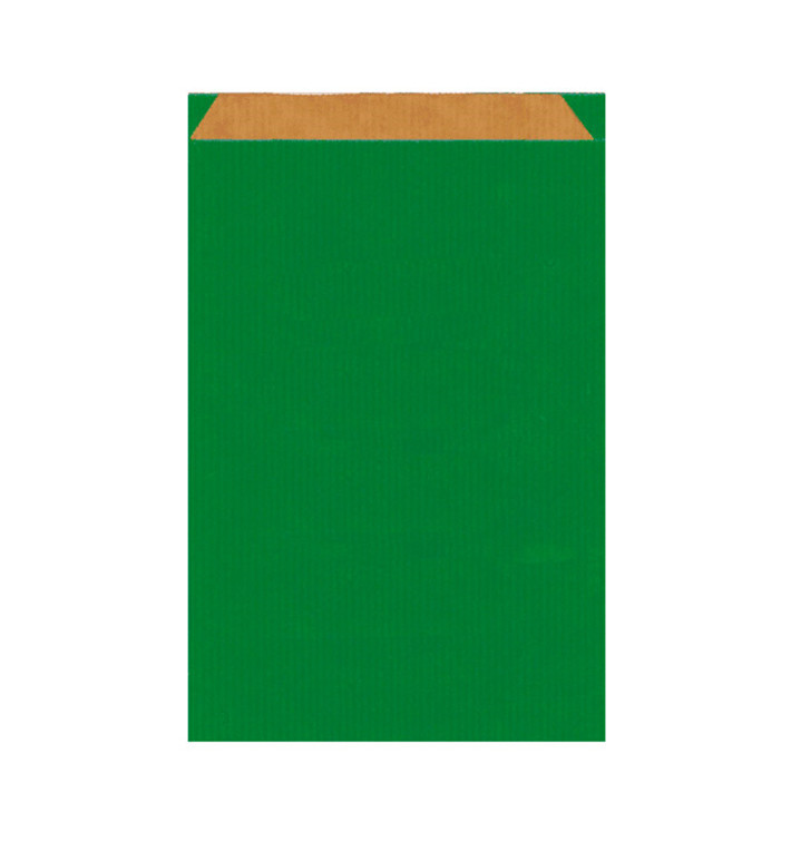 Paper Envelope Kraft Green 19+8x35cm 