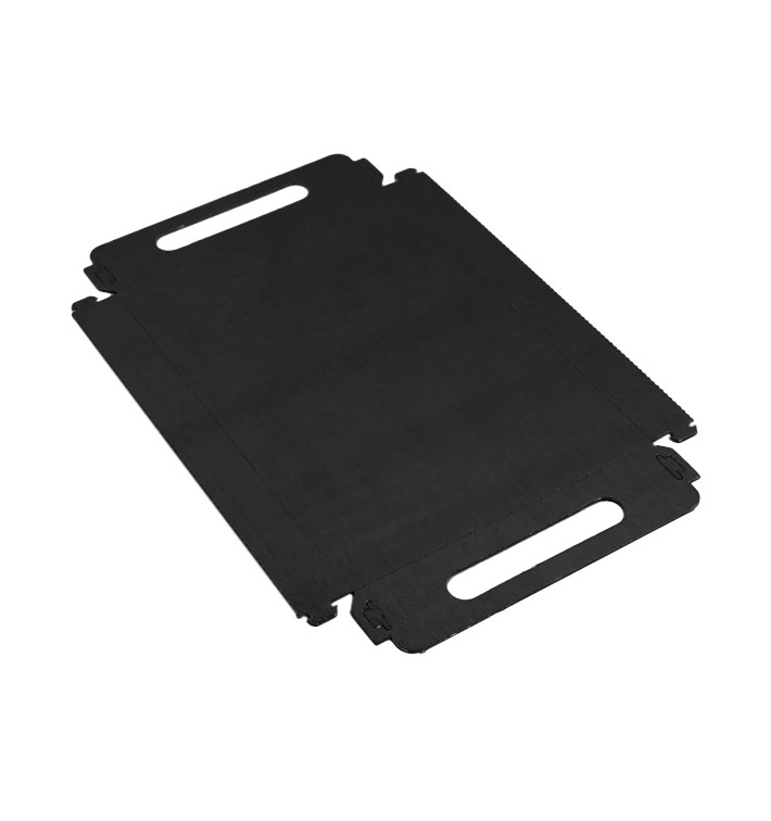 Paper Tray with Handles Rectangular shape Black 16x23 cm (100 Units) Paper Tray with Handles Rectangular shape Black 16x23 cm (100 Units)