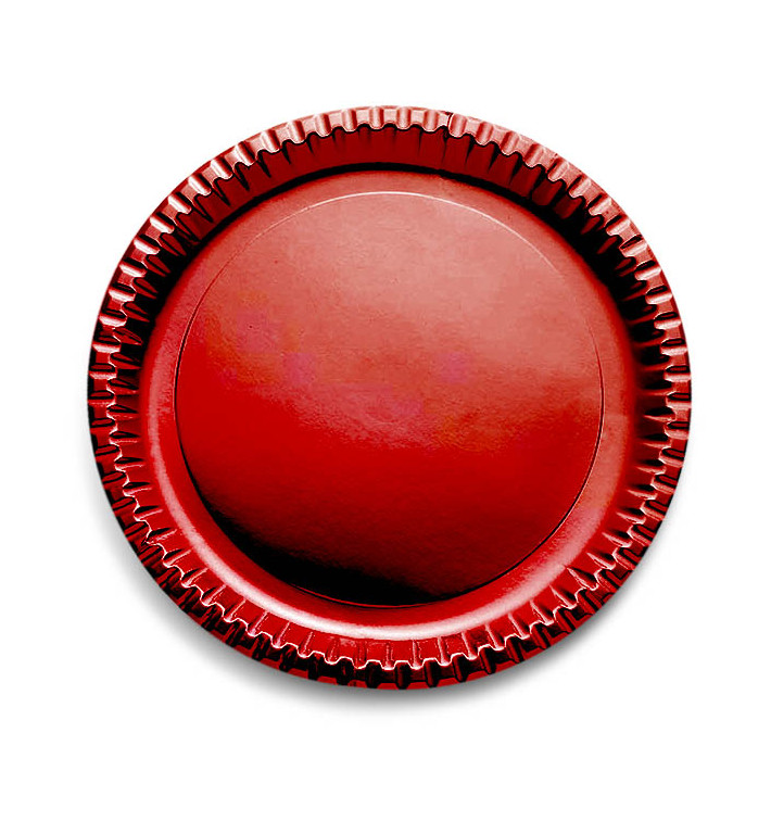 Paper Plate Round Shape "Party" Red 29cm (6 Units) Paper Plate Round Shape "Party" Red 29cm (6 Units)