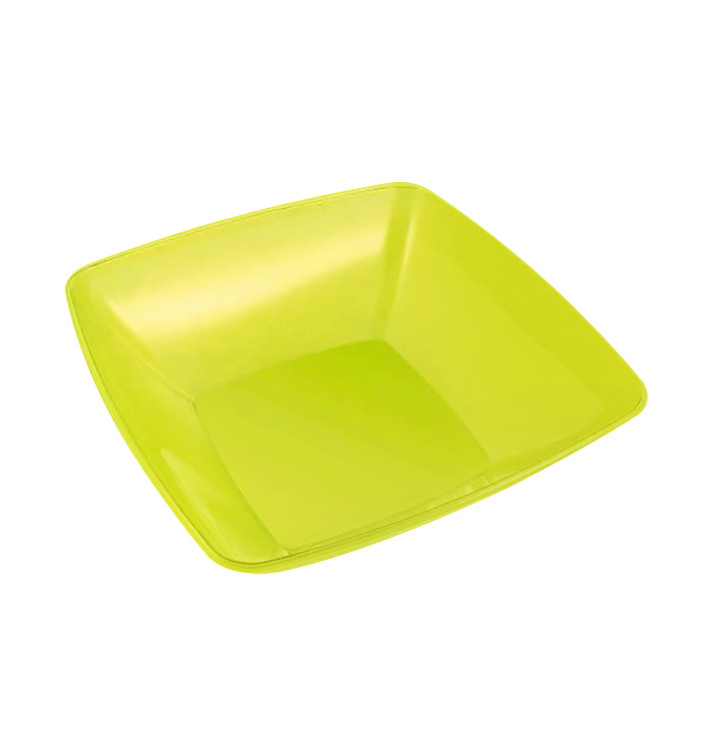 Plastic Bowl PS Crystal Hard Green 3500ml 28x28cm (1 Unit) Plastic Bowl PS Crystal Hard Green 3500ml 28x28cm (1 Unit)