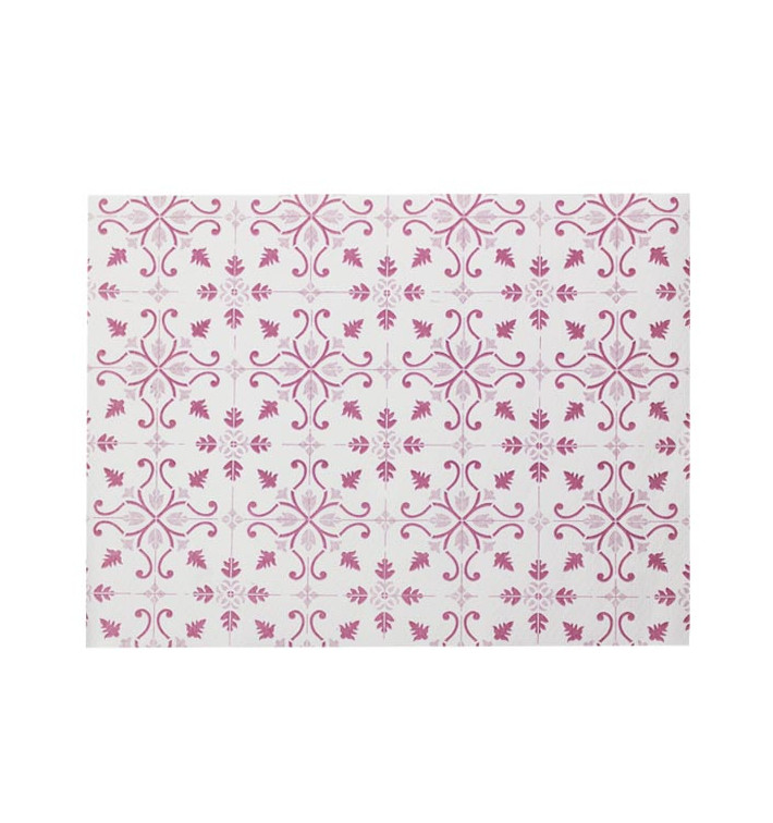 Paper Placemats 30x40cm "La Valenciana" Burgurdy 40g/m² (1000 Units) Paper Placemats 30x40cm "La Valenciana" Burgurdy 40g/m² (1000 Units)