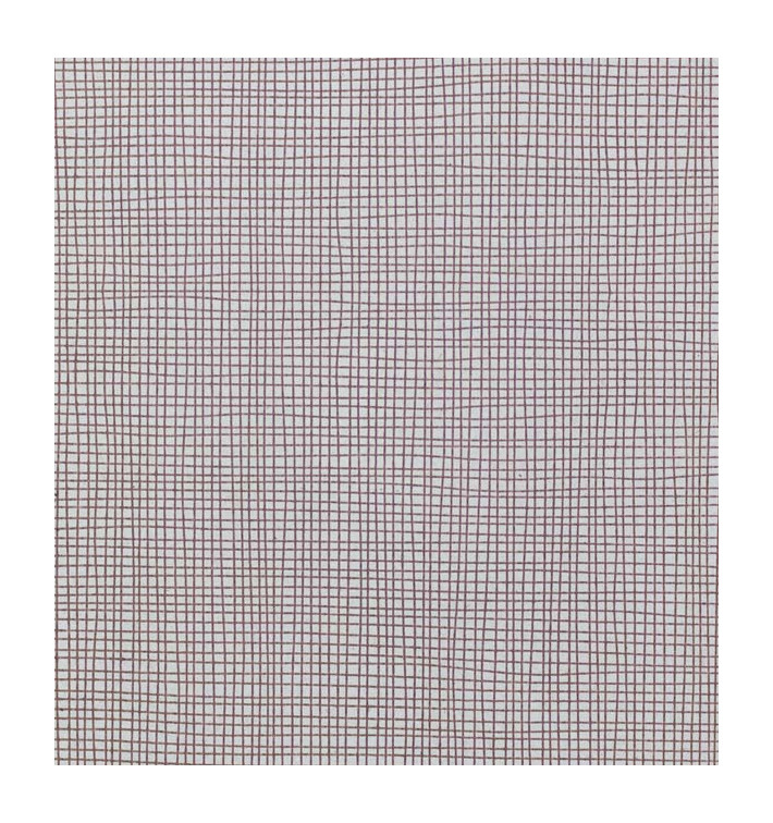 Pre-Cut Paper Tablecloth 1,2x1,2m "Between Lines" Brown 40g/m² (300 Units) Pre-Cut Paper Tablecloth 1,2x1,2m "Between Lines" Brown 40g/m² (300 Units)