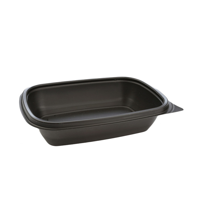 Plastic Deli Container PP Black 500ml 20x13x5cm (50 Units) Plastic Deli Container PP Black 500ml 20x13x5cm (50 Units)