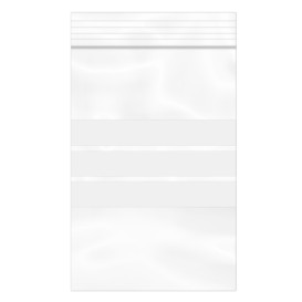 Plastic Zip Bag Autoseal Write-On Block 10x15cm G-160 (100 Units)  