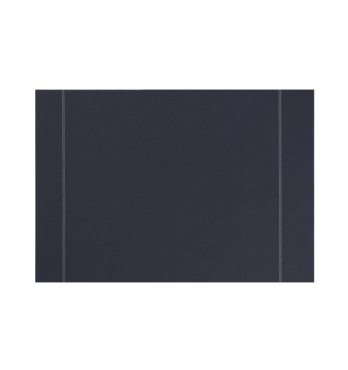 Cotton Placemat "Day Drap" Dark Blue 32x45cm (12 Units) Cotton Placemat "Day Drap" Dark Blue 32x45cm (12 Units)