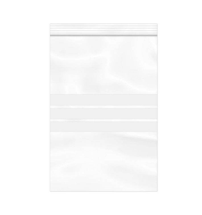 Plastic Zip Bag Autoseal Write-On Block 20x30cm G-160 (100 Units) Plastic Zip Bag Autoseal Write-On Block 20x30cm G-160 (100 Units)