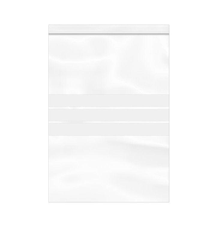 Plastic Zip Bag Autoseal Write-On Block 25x35cm G-160 (1000 Units) Plastic Zip Bag Autoseal Write-On Block 25x35cm G-160 (1000 Units)