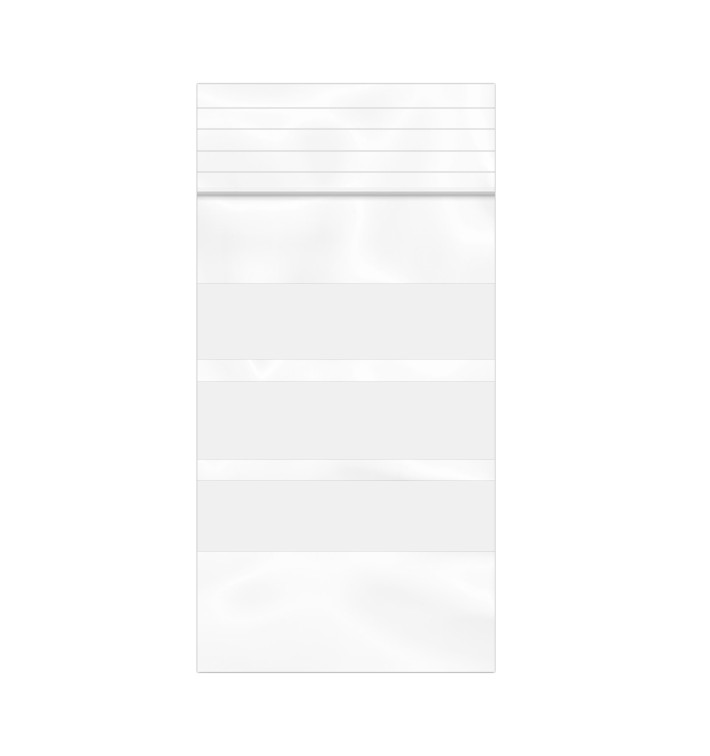 Plastic Zip Bag Seal top Write-On Block 4x6cm G-200 (100 Units) Plastic Zip Bag Seal top Write-On Block 4x6cm G-200 (100 Units)