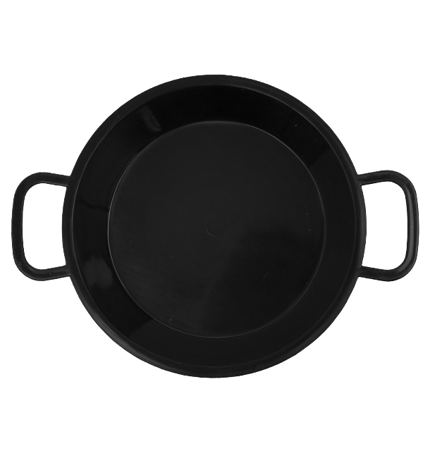 Paella Pan Tray Black PP 120ml (200 Units)