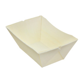 Woolen Food Boat Tray 140ml 10,7x6,7cm (24 Units)