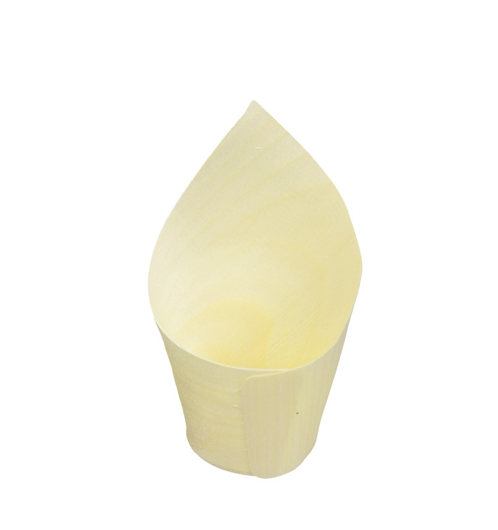 Wooden Tasting Cone 8cm (1.000 Units) Wooden Tasting Cone 8cm (1.000 Units)