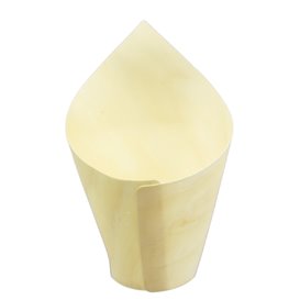 Wooden Tasting Cone 11cm (1.000 Units)