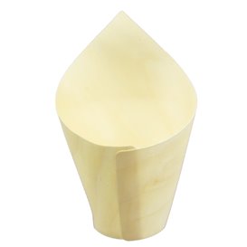 Wooden Tasting Cone 14cm (1.000 Units)