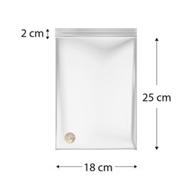 Plastic Zip Bag Autoseal 18x25cm G-160 (1000 Units)