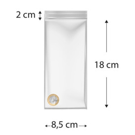 Plastic Zip Bag Seal top 8,5x18cm G-200 (1000 Units)