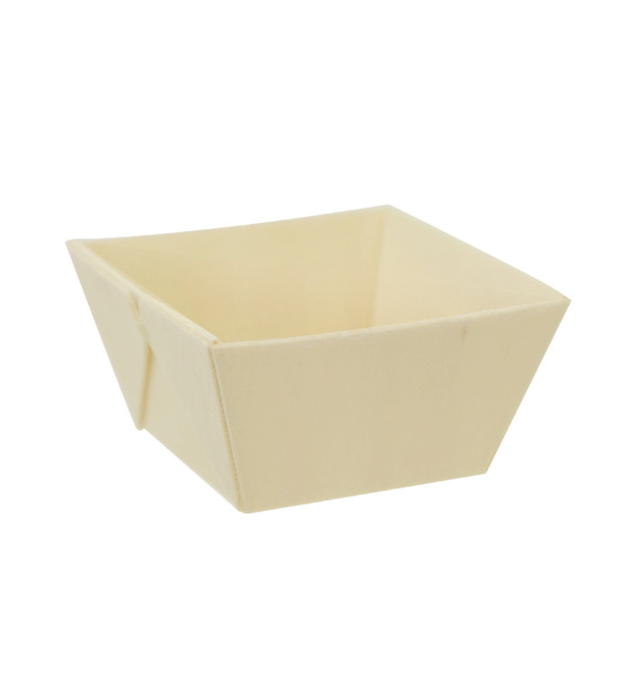 Wooden Tasting Square Cup 65ml (432 Units) Wooden Tasting Square Cup 65ml (432 Units)