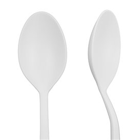 Reusable Spoon CPLA White 10cm (50 Units) 