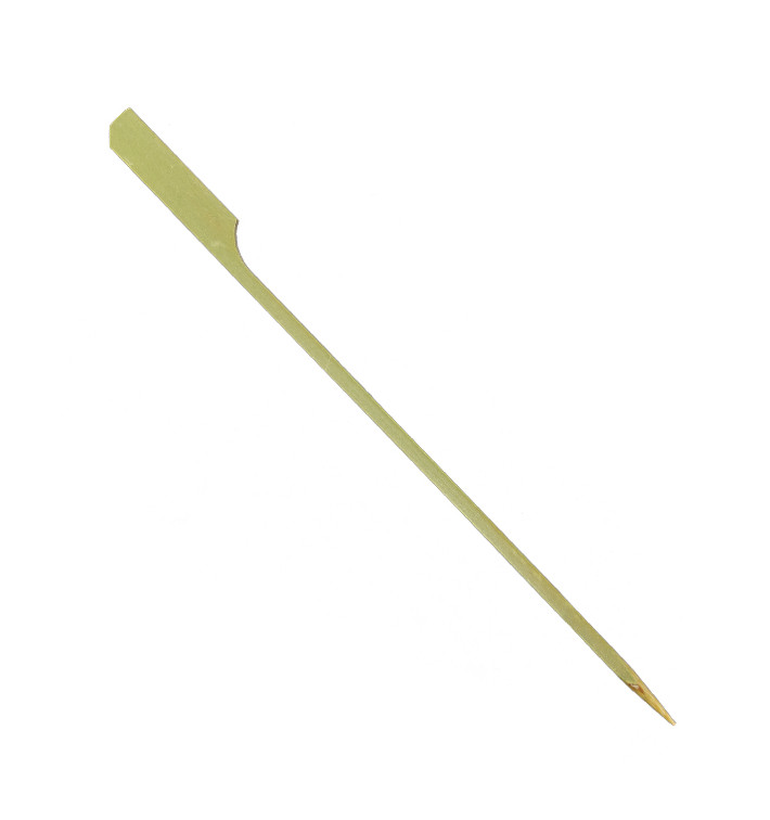 Bamboo Food Pick Golf Design Natural Green 18cm (250 Units) Bamboo Food Pick Golf Design Natural Green 18cm (250 Units)