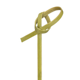 Natural Green Bamboo Bow Skewer 10cm (250 Units)  