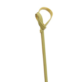 Natural Green Bamboo Bow Skewer 18cm (250 Units) 