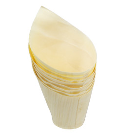 Wooden Tasting Cone 14cm (50 Units)