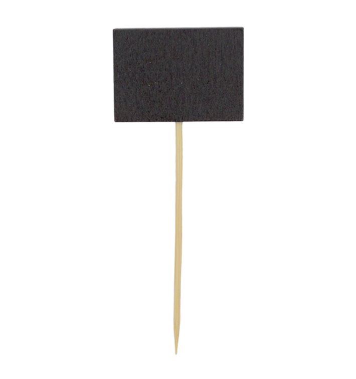 Bamboo Food Pick with Board 9cm (1.000 Units) Bamboo Food Pick with Board 9cm (1.000 Units)