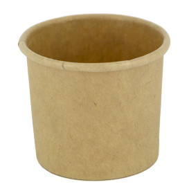 Kraft Cardboard Sauce Cup 30ml Ø4,3cm (1.000 Units)