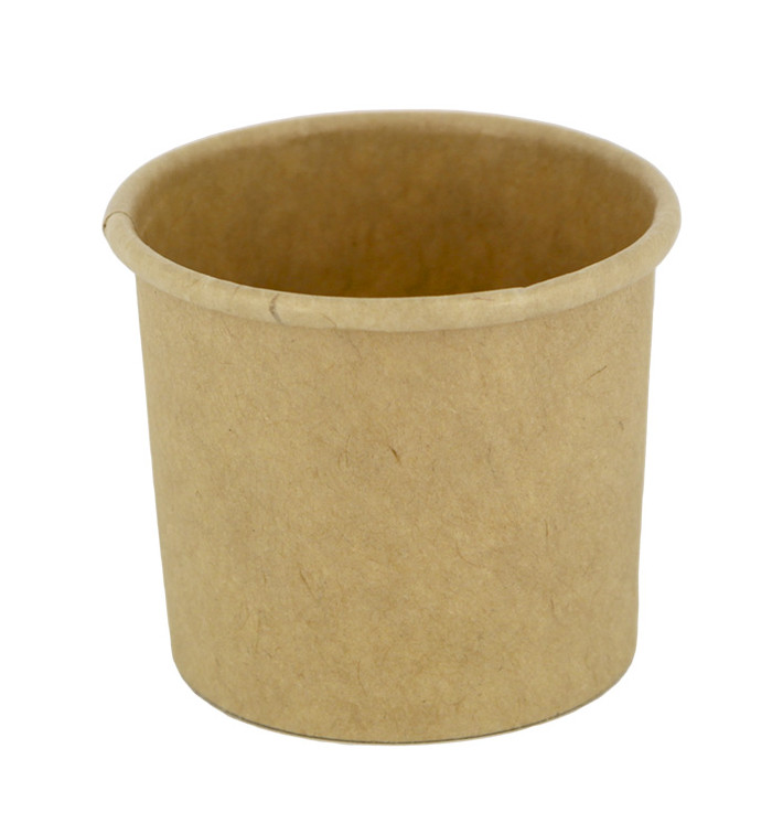 Kraft Cardboard Sauce Cup 30ml Ø4,3cm (1.000 Units) Kraft Cardboard Sauce Cup 30ml Ø4,3cm (1.000 Units)