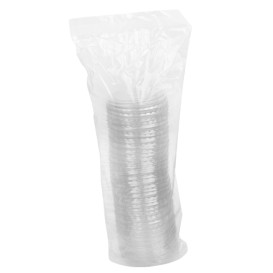 Transparent PET Lid for Sauce Cup 75 and 100ml Ø7,cm (1.000 Units)