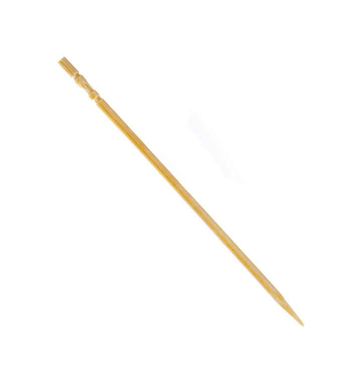 Wooden Toothpick Round shape Turned 6,5cm (1 Unit) Wooden Toothpick Round shape Turned 6,5cm (1 Unit)