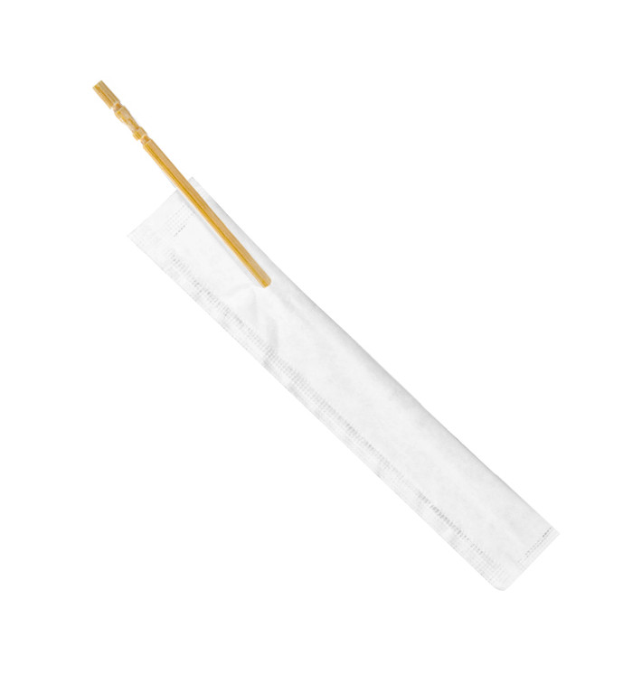 Wooden Toothpick Turned Paper Wrapped 6,5cm (1 Unit) Wooden Toothpick Turned Paper Wrapped 6,5cm (1 Unit)