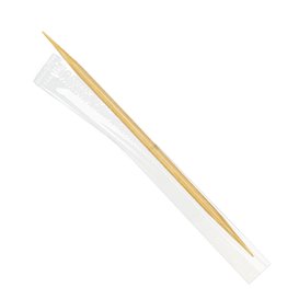 Wooden Toothpick 2 Tips Film Wrapped 6,5cm (5 Units)
