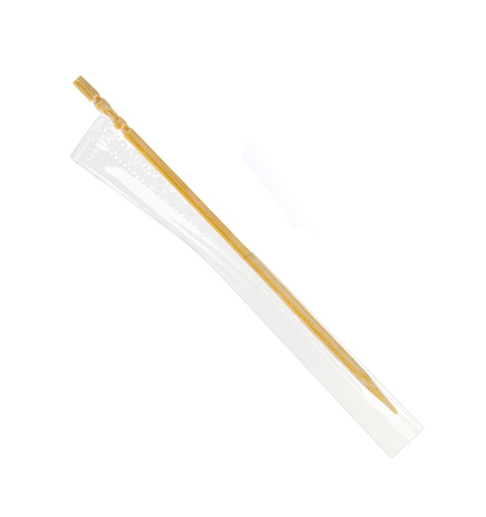 Wooden Toothpick Turned Film Wrapped 6,5cm (1 Unit) Wooden Toothpick Turned Film Wrapped 6,5cm (1 Unit)