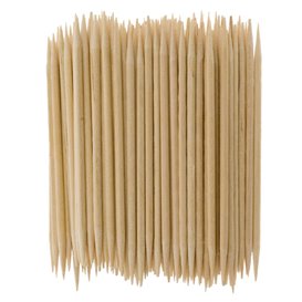 Wooden Toothpick 2 Tips Paper Wrapped 6,5cm (1 Unit) 