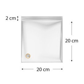 Plastic Zip Bag Seal top 20x20cm G-200 (100 Units) 