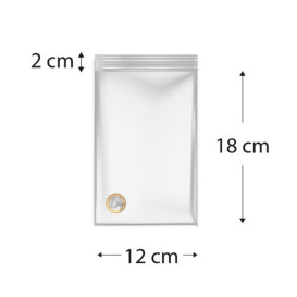 Plastic Zip Bag Seal top 12x18cm G-300 (1000 Units)