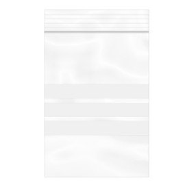 Plastic Zip Bag Seal top Write-On Block 7x10cm G-200 (1000 Units)