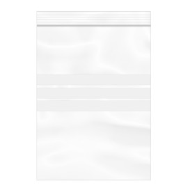 Plastic Zip Bag Seal top Write-On Block 16x22cm G-200 (1000 Units)