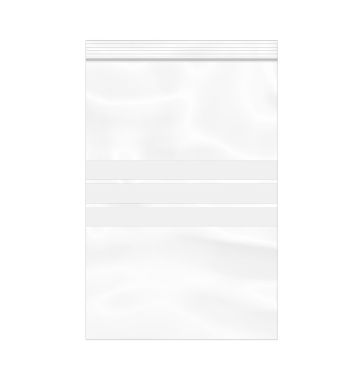 Plastic Zip Bag Seal top Write-On Block 20x30cm G-200 (100 Units) Plastic Zip Bag Seal top Write-On Block 20x30cm G-200 (100 Units)