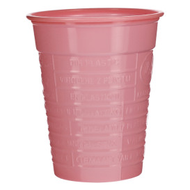 Plastic Cup PS Pink 200ml Ø7cm (50 Units) 