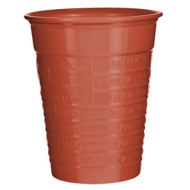 Plastic Cup PS Red 200ml Ø7cm (1.500 Units)