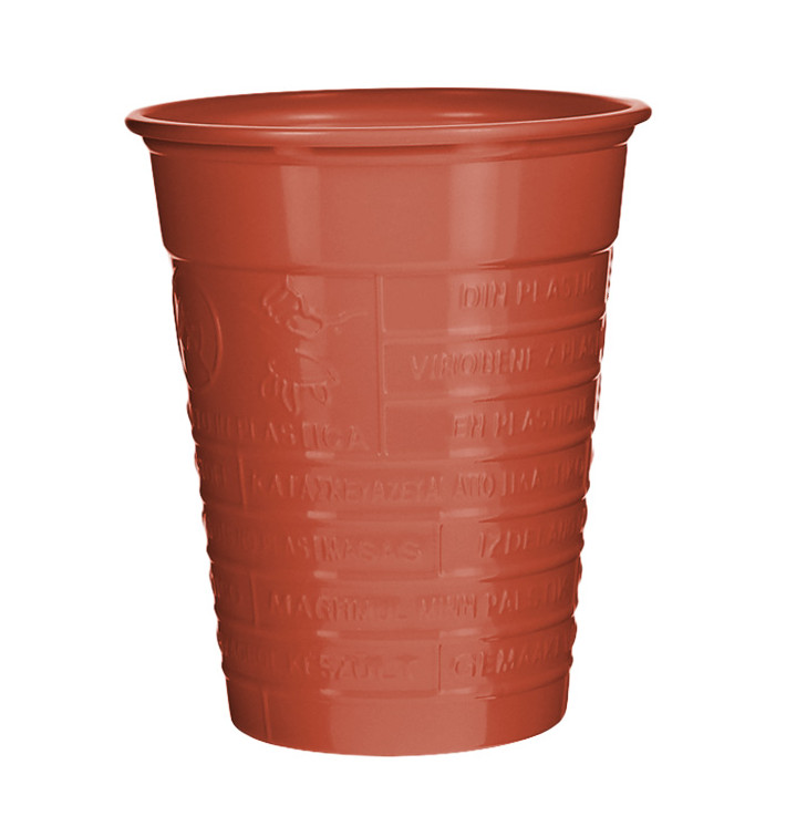 Plastic Cup PS Red 200ml Ø7cm (1.500 Units) Plastic Cup PS Red 200ml Ø7cm (1.500 Units)