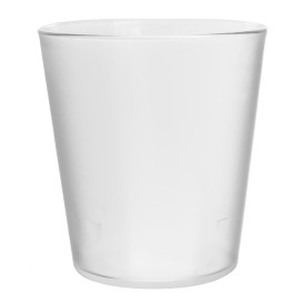 Reusable Glass SAN “Tumbler” Frost 420ml (144 Units)