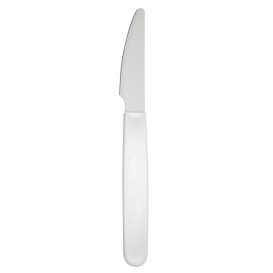 Durable Reusable Knife PP White 18,5cm (6 Units)